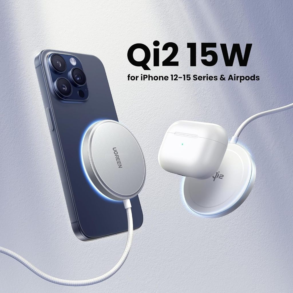 UGREEN รุ่น 35565 ที่ชาร์จไร้สาย Mganetic Wireless Fast รูปที่ 2