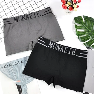 【เซ็ต 10ตัว】ชุดชั้นในชาย A19 กางเกงในชาย Boxer ผ้านิ่ม ใส่สบาย กางเกงใน MUNAELE รอบเอวฟรีไซส์ 26-38นิ้ว ระบายอากาศได้ดี