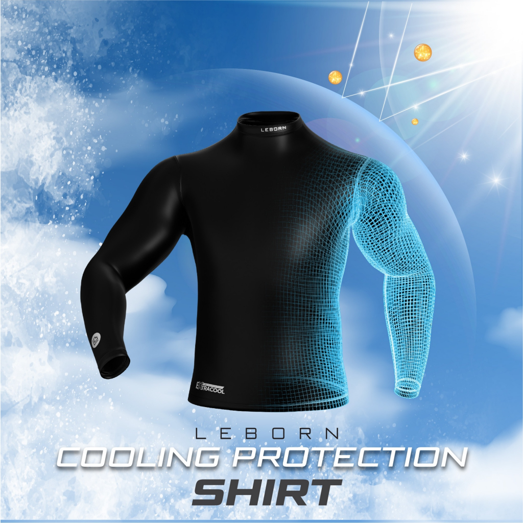 LEBORN UV Shirt เสื้อกันแดดตีกอล์ฟ (ขนาดสินค้าดูในภาพ)
