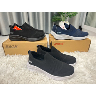 baoji ของแท้💯 รองเท้าสลิปออน สวมใส่สบาย ใส่ทำงาน ใส่เที่ยว ใ…