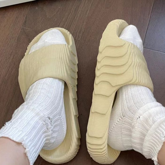 Adidas Adilette 22 รองเท้าแตะ ผิวหยาบ พื้นโลโก้ ใส่สบาย กันน้ำ