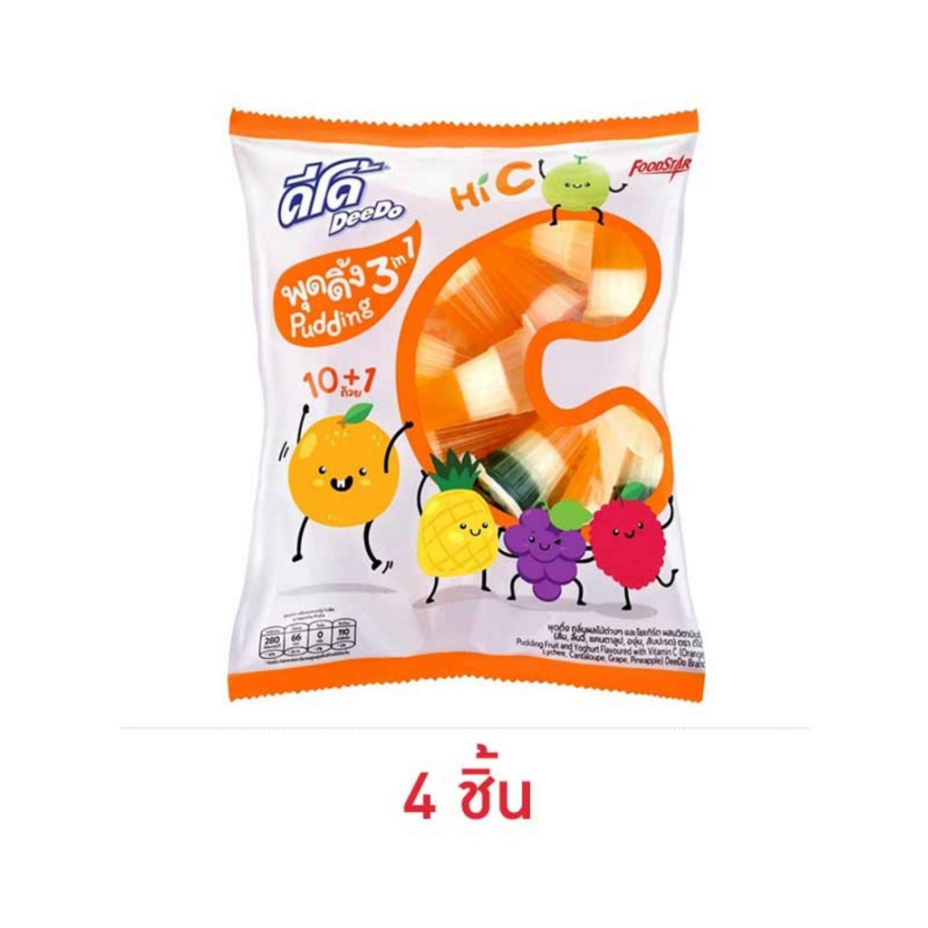 ดีโด้ พุดดิ้งกลิ่นผลไม้และโยเกิร์ต 210 กรัม
