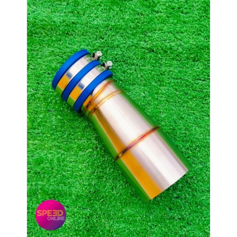 คอกรองเลส Forza350 เดิม พร้อมคอยาง+เข็มขัดรัด อะไหล่แต่ง อะไหล่มอเตอร์ไซต์