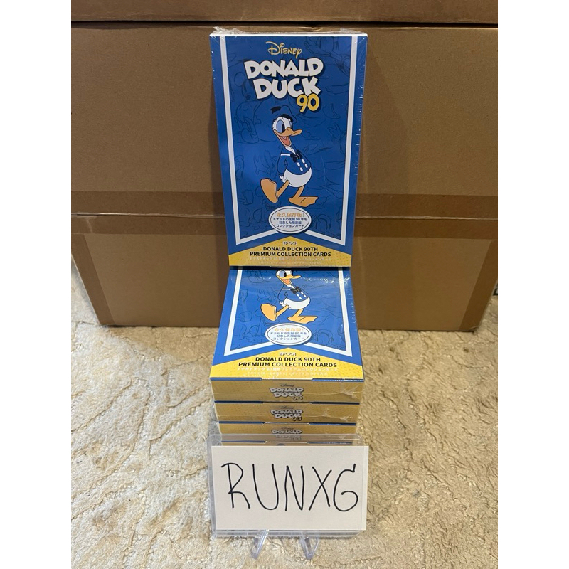 🚨พร้อมส่ง🚨2024 DONALD DUCK 90th Anniversary Premium Collection Card Box