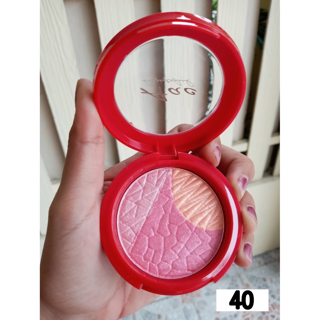 บลัชออนคุกกี้สีสันสดใส AAC CANDY BAR LOLLI POP BLUSH