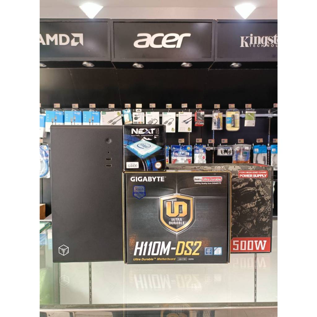 คอมประกอบ Advice : Computer Set intel #G4400 คอมตั้งโต๊ะราคาถูก สินค้าใหม่ ประกันเต็ม พร้อมส่ง