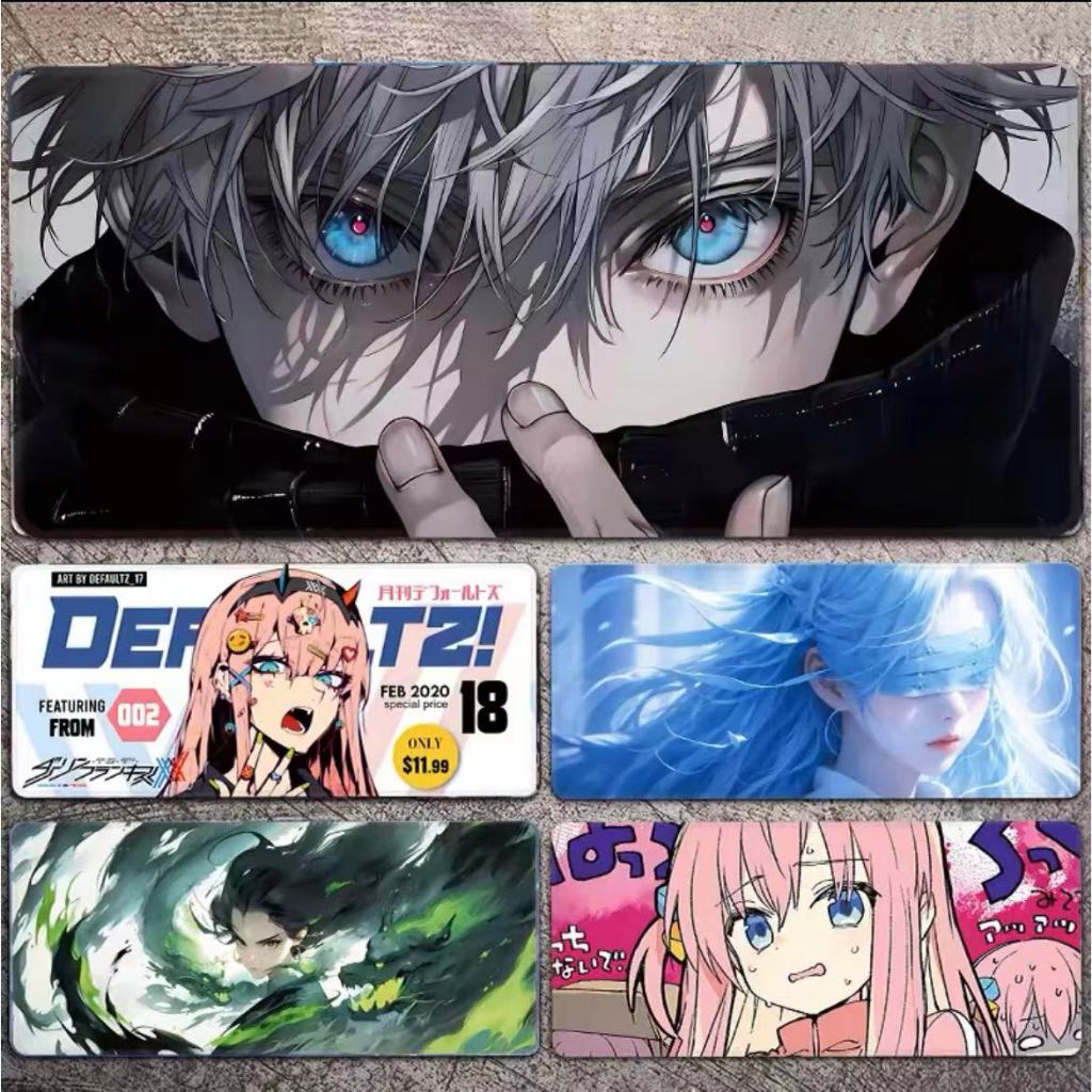 แผ่นรองเม้าส์ 80x30x3 ซม. แผ่นรองเม้าส์ลายการ์ตูน Mouse Pad แผ่นรองเมาส์ ที่รองเมาส์