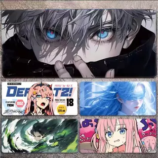 แผ่นรองเม้าส์ 80x30x3 ซม. แผ่นรองเม้าส์ลายการ์ตูน Mouse Pad แผ่นรองเมาส์ ที่รองเมาส์