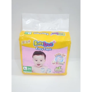 เบบี้เลิฟแบบเทปกาว แพมเพิสเด็กแรกเกิด Babylove Easy Tape