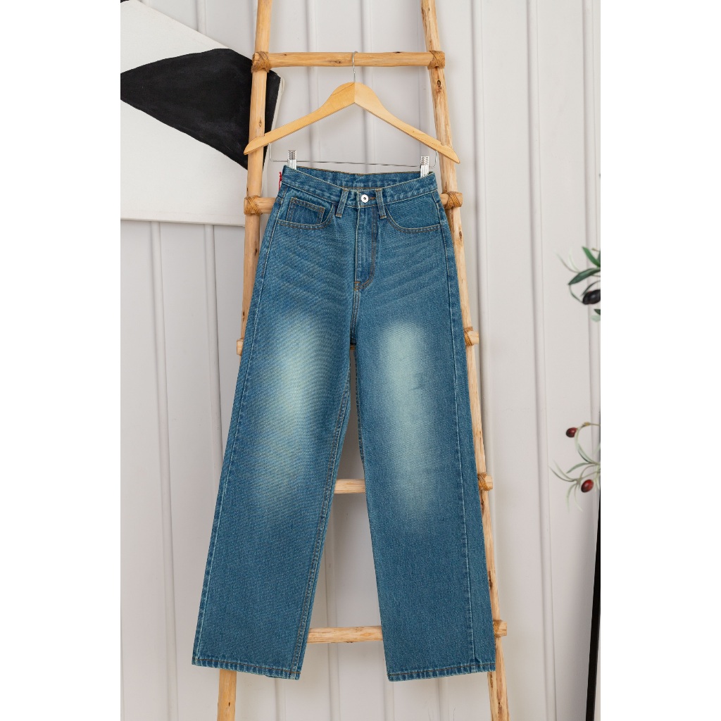 Niyom Jeans : Collection FIORE รุ่น B703.1 กางเกงยีนส์ผู้หญิง ทรงกระบอก