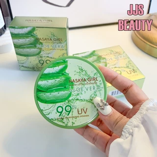 HASAYA GIRL 2IN1 AloeVera 99% UV Powder แป้งพัฟกันยูวี เนื้อละเอียด เรียบเนียน สูตรว่านหางจระเข้