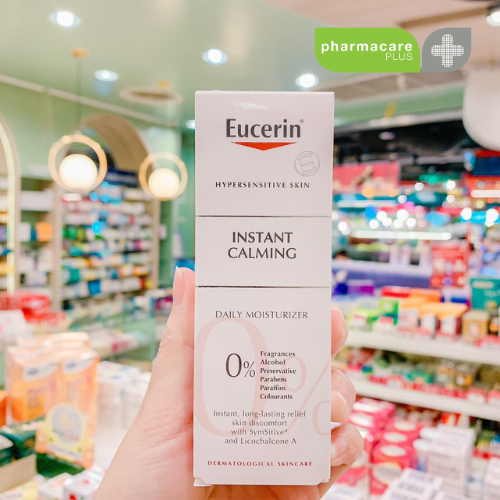 ✨ของแท้✨💖 Eucerin Instant Calming 50ml ยูเซอริน อินสแตนท์ คาล์มมิ่ง 50 มล.บำรุงผิวหน้าแดง แพ้ง่าย ระคายเคืองง่าย