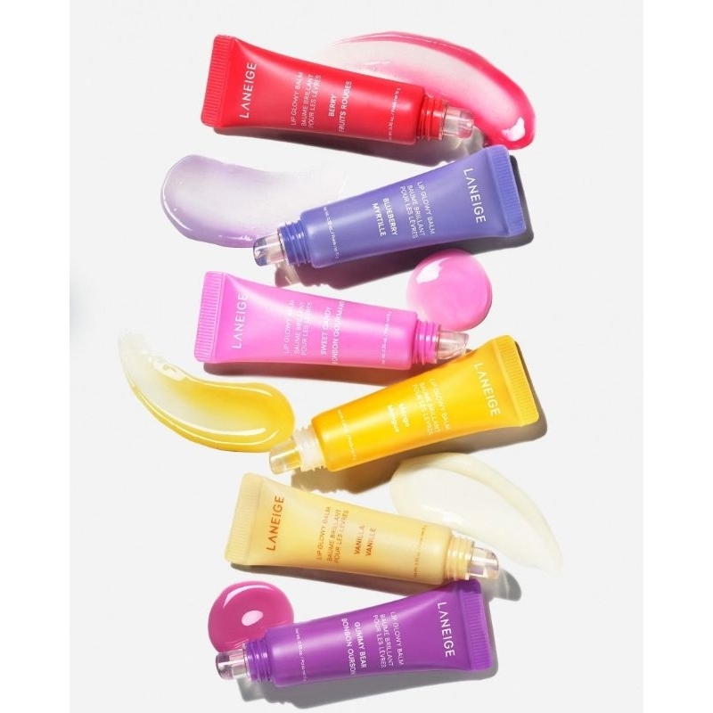 (ในไลฟ์ลด50%)*ของแท้*พร้อมส่ง*ส่งไว*LANEIGE LIP GLOWY BALM