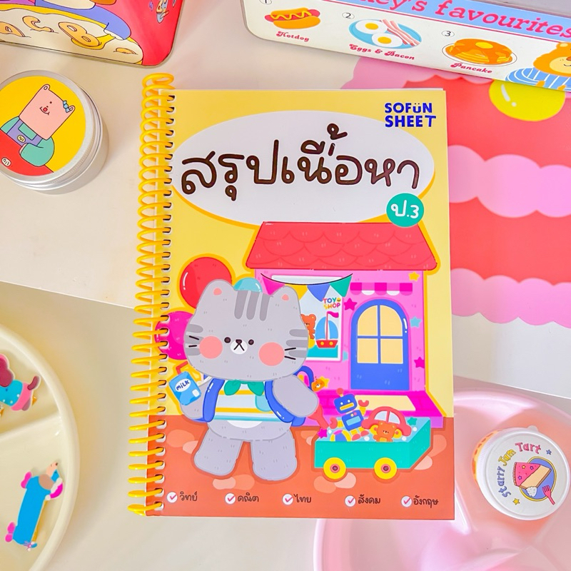 สรุปเนื้อหาป.3(รวม5วิชาในเล่มเดียว)BYพี่จุฬา