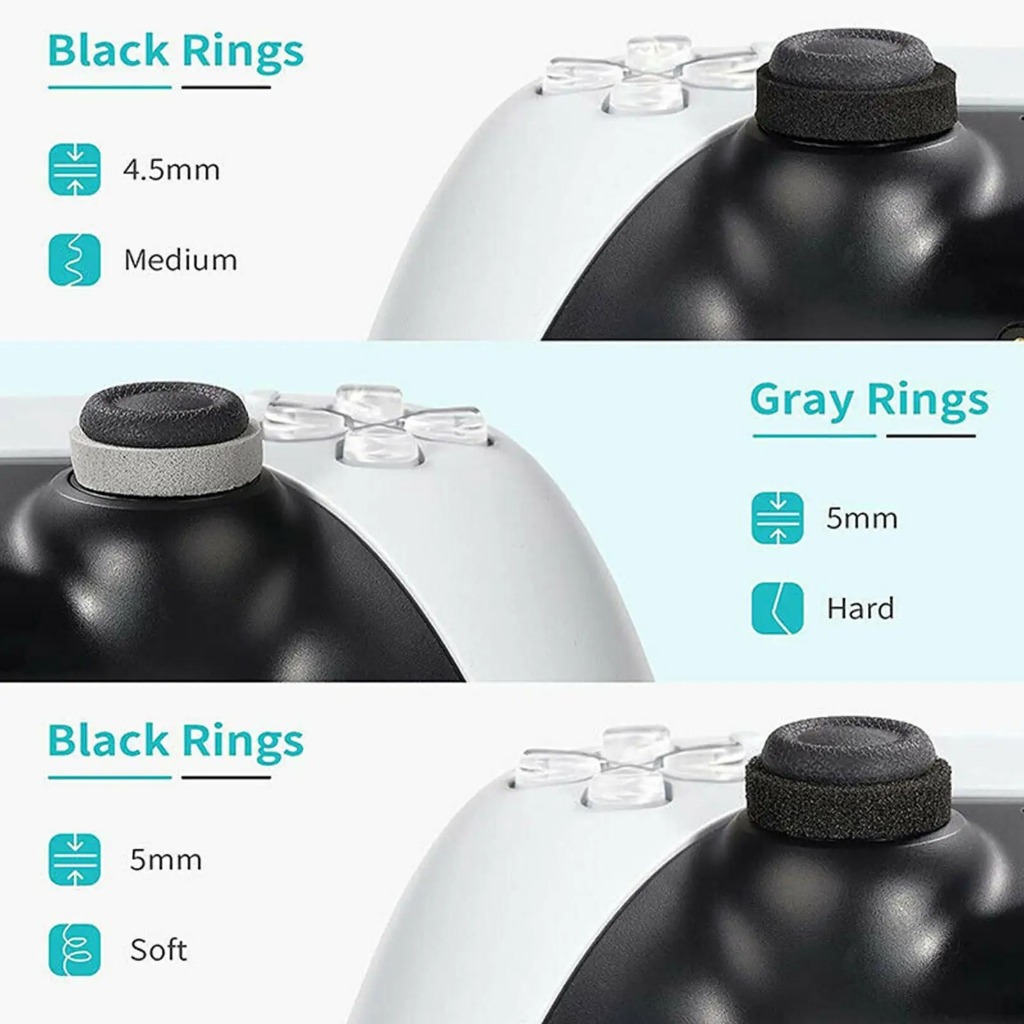 แหวนฟองน้ำอนาล็อปรับแรงต้านอนาล็อกจอย Precision Rings PS5 PS4 XBOX JOY PRO อื่นๆ(1ชิ้น)