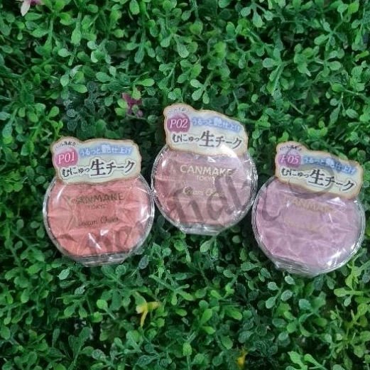 New Canmake cream cheek สีใหม่ P01 P02 หมดอายุ26