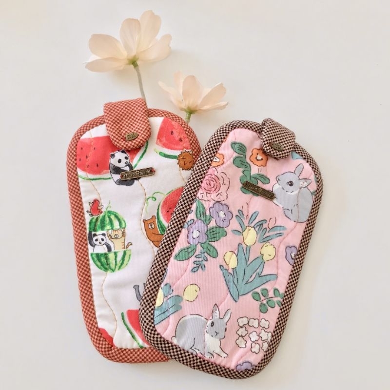 𝑁𝑒𝑤 Soft Touch Phone Case กระเป๋าโทรศัพท์ จอ 7” ใส่ได้ ซองใส่มือถือ ใส่แบตสำรอง ใส่แว่นตา ใส่มือถือได้หลายรุ่น