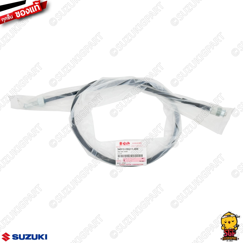 สายไมล์ CABLE ASSY, SPEEDOMETER แท้ Suzuki Smash 110 Junior / D / Pro / Revo ดิสก์เบรค
