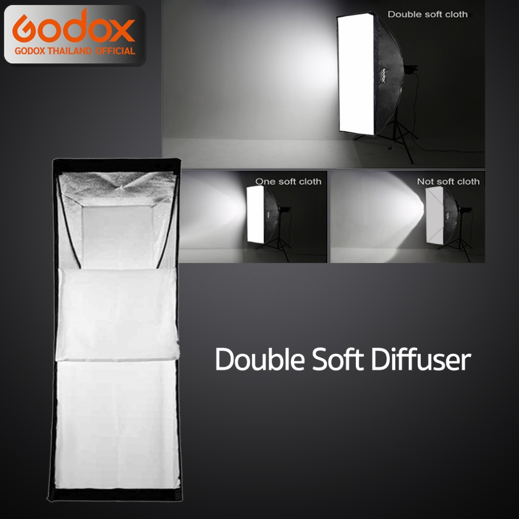 Godox Softbox SB-FW 22*90 cm. Quad Assemble Softbox With Grid ( Bowen Mount )