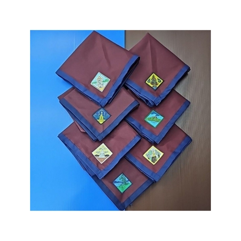 🔴ผ้าพันคอลูกเสือครู🔴 (วอกเกิ้ลและผ้าพันคอขายแยกชิ้นกัน) จังหวัด ขอนแก่น บึงกาฬ เลย สกลนคร หนองคาย หนองบัวลำภู อุดรธานี