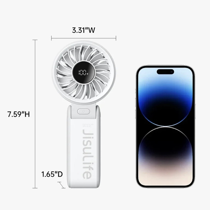JISULIFE พัดลมมือถือ รุ่น Life 7 ความจุแบตเตอรี่ 5,000 mAH l iStudio By Copperwired ราคา ถูกที่สุด ดีลบีเคเค แกลเลอรีภาพที่ 5