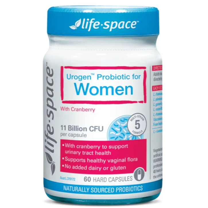Life Space Urogen Probiotic For Women 60 Capsules