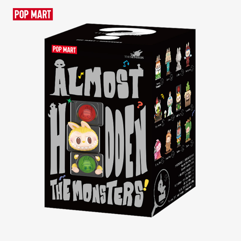 จุ่มเดี่ยว โค้ดแฟชั่นลด30% พร้อมส่งในไทย Popmart ของแท้ Labubu THE MONSTERS Almost Hidden Series Figures กล่องสุ่ม 1 ส