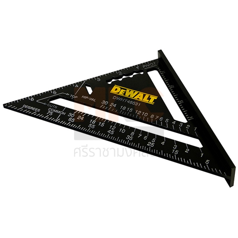 DEWALT ฉากอลูมิเนียม สีดำ 12 นิ้ว รุ่น DWHT46032-0 ขนาด 7 นิ้ว รุ่น DWHT46031-0