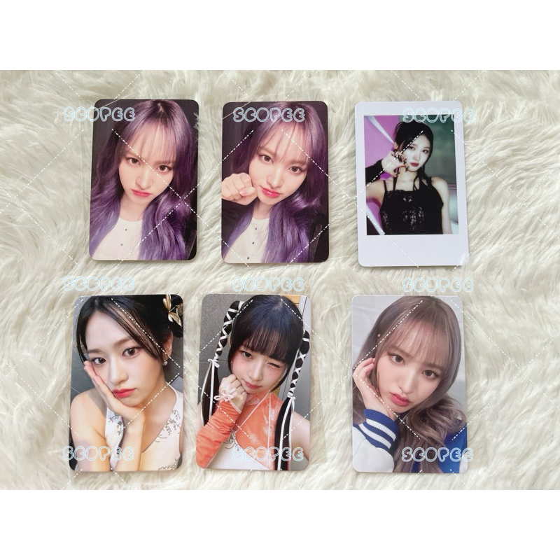 การ์ด IVE benefits อัลบั้ม switch