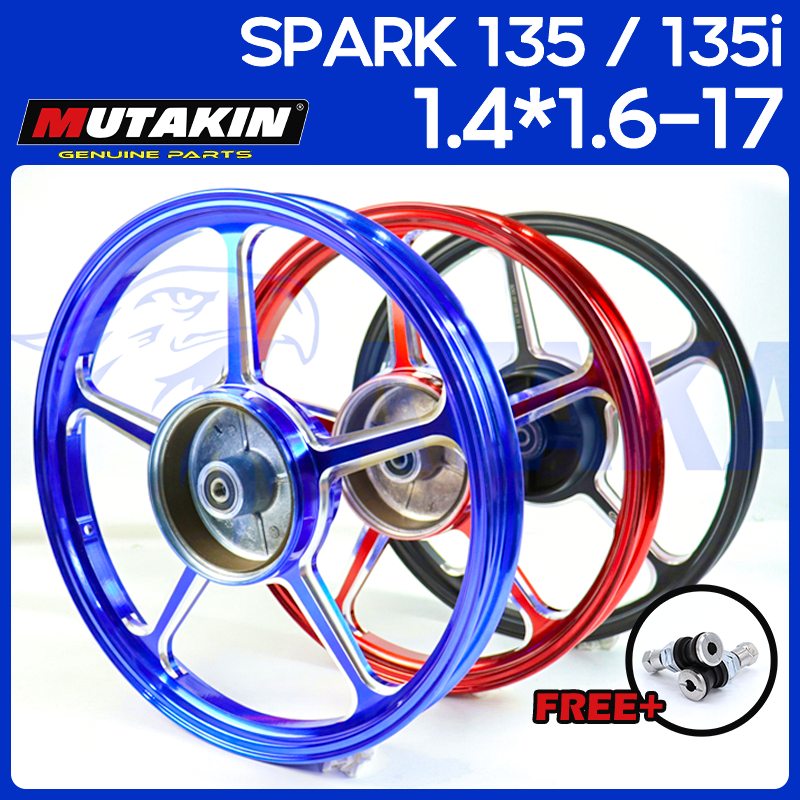 MUTAKIN รถจักรยานยนต์ CNC 505 ล้อแม็ก Hub สำหรับSPARK135 SPARK135i NANO SPARK115 JUPITER SIGHT SS2 Y