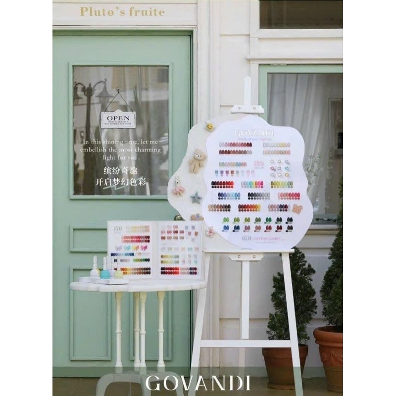 สีเจล สีเจลแยกขวด   แบรนด์ Govandi✨🤍 มีพร้อมส่งหน้าร้าน ไม่ต้องรอพรีค่ะ(สนใจยกเซ็ททักสอบถามได้ค่ะ) - รูปที่ 4