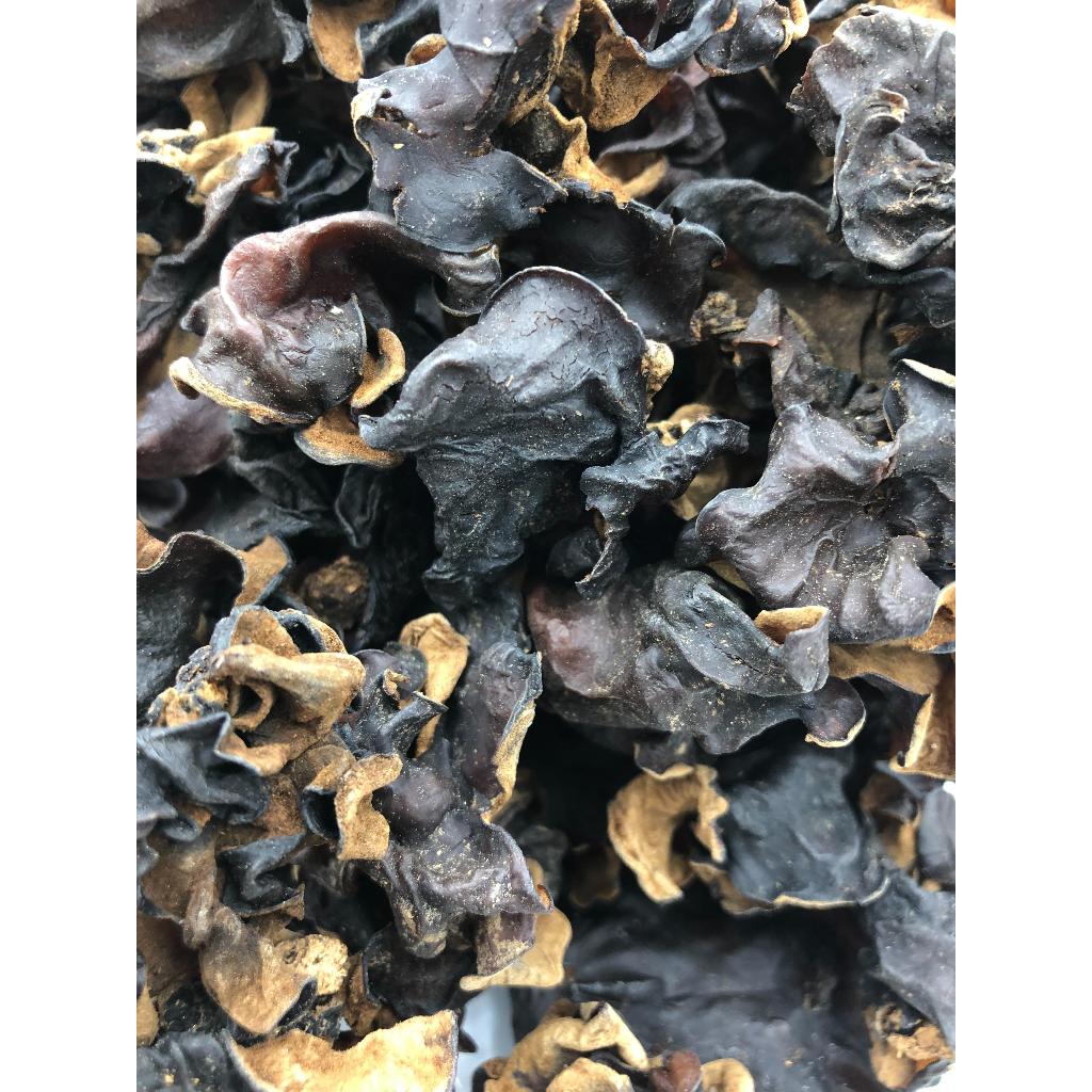เห็ดหูหนูดำแห้ง เห็ดหูหนูดำไทย ขนาด 1 กิโลกรัม อบแห้ง