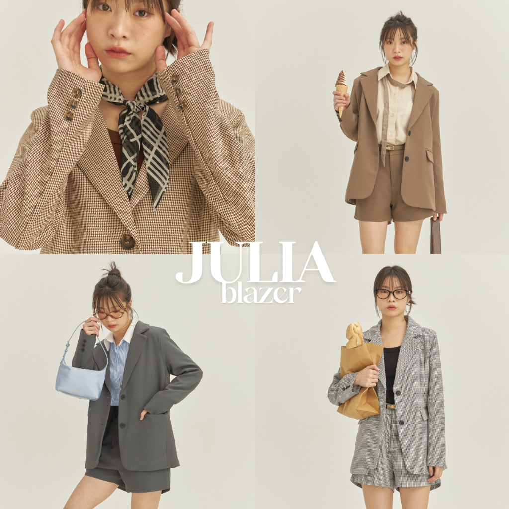 Maplepie - Julia Blazer 🍂 1,090.- (เฉพาะเบลเซอร์) ทรงโอเวอร์ไซส์