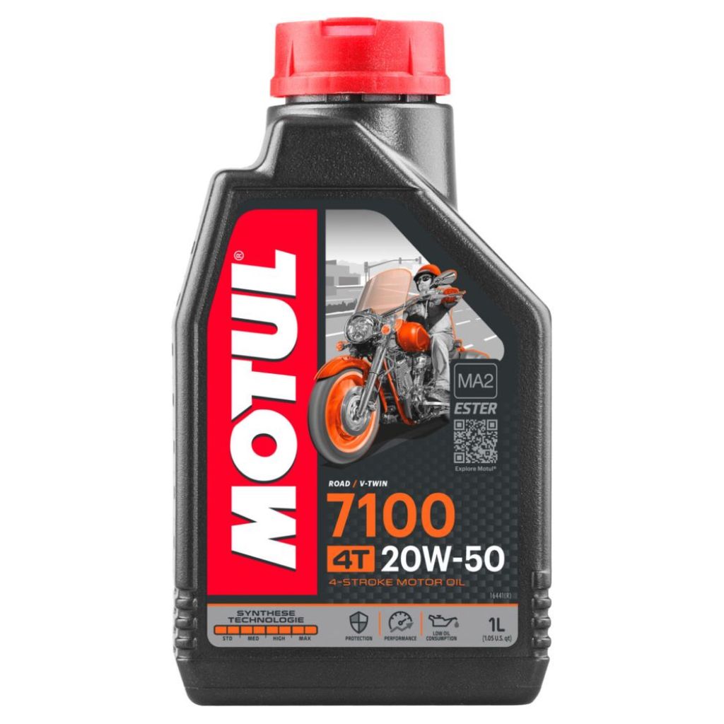 น้ำมันเครื่องMOTUL7100-20w50-1.0Lแท้