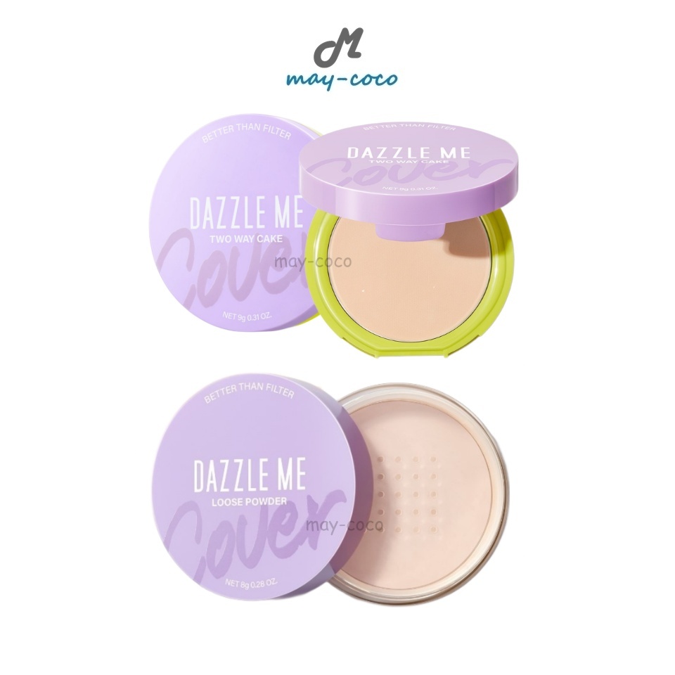 ถูก/แท้/มีไลฟ์ แป้ง Dazzle Me Better than Filter แป้งผสมรองพื้น แป้งฝุ่น ปกปิด คุมมัน เบลอรูขุมขน ผิวแมท เนียน ติดทน