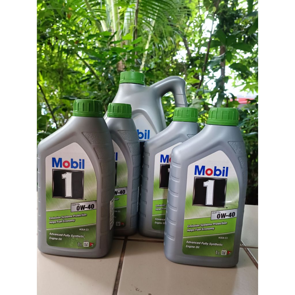 น้ำมันเครื่องสังเคราะห์แท้ขั้นสูง Mobil 1 ESP X3 0W-40