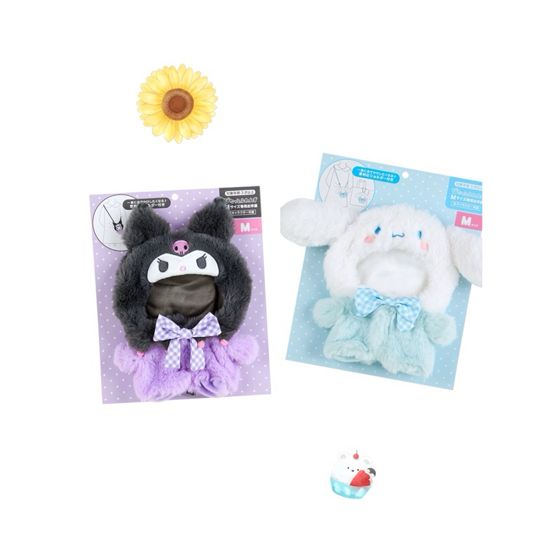 ชุดตุ๊กตาพร้อมสายสะพายไซส์ M Sanrio (Pitato Furenzu)