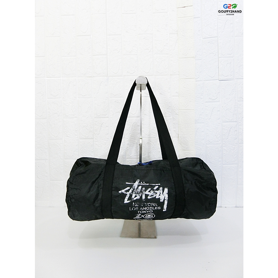 STUSSY แท้ กระเป๋าถือทรงหมอนคลาสสิกสปอต