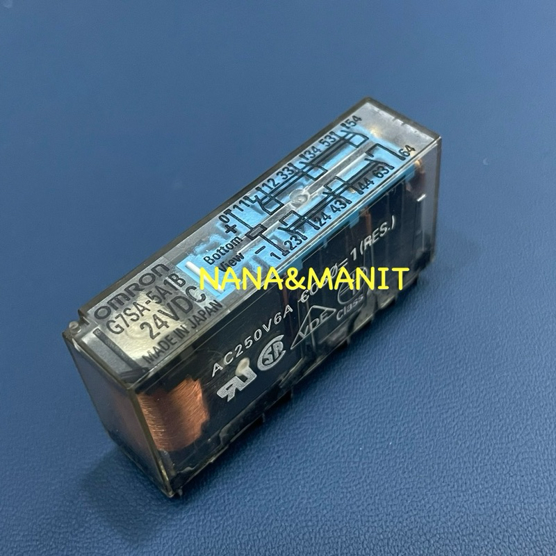 G7SA-5A1B 24VDC รีเรย์ 6 คอนแทค 5NO/1NC พร้อมส่งในไทย