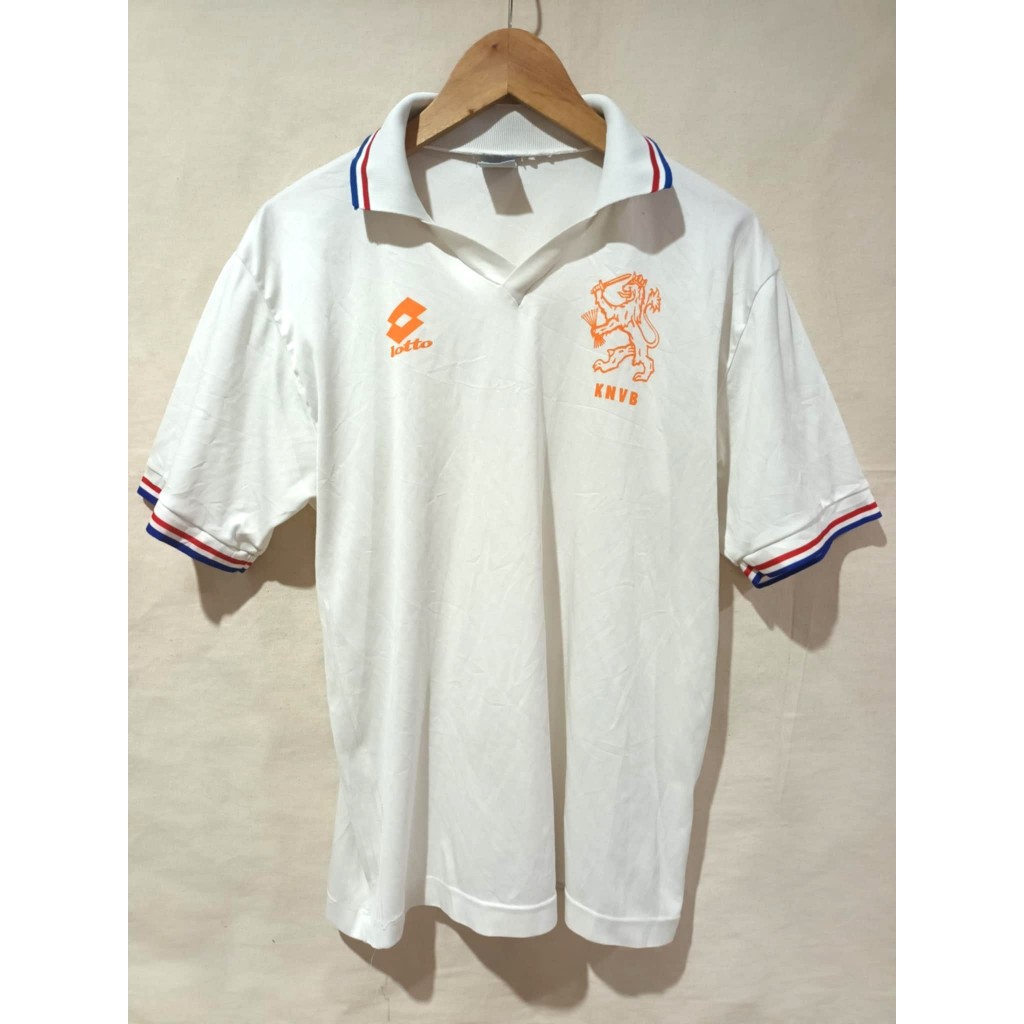 เสื้อบอลวินเทจ Holland Away Football Shirt 1994/95  Lotto มือสองของแท้