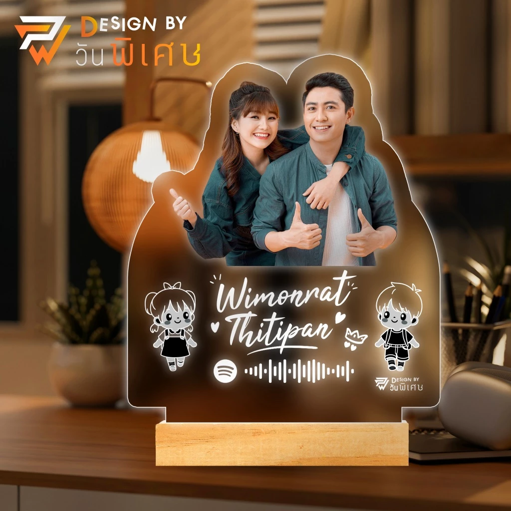 โคมไฟอะคริลิคสั่งทำใส่ข้อความได้ thumbnail 7