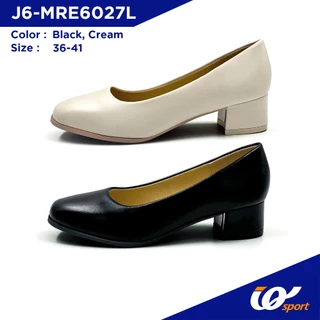 IQ STYLE รองเท้าคัทชูผู้หญิง ทรงหัวมน (สูง1.5นิ้ว) รหัสJ6-MRE6027L