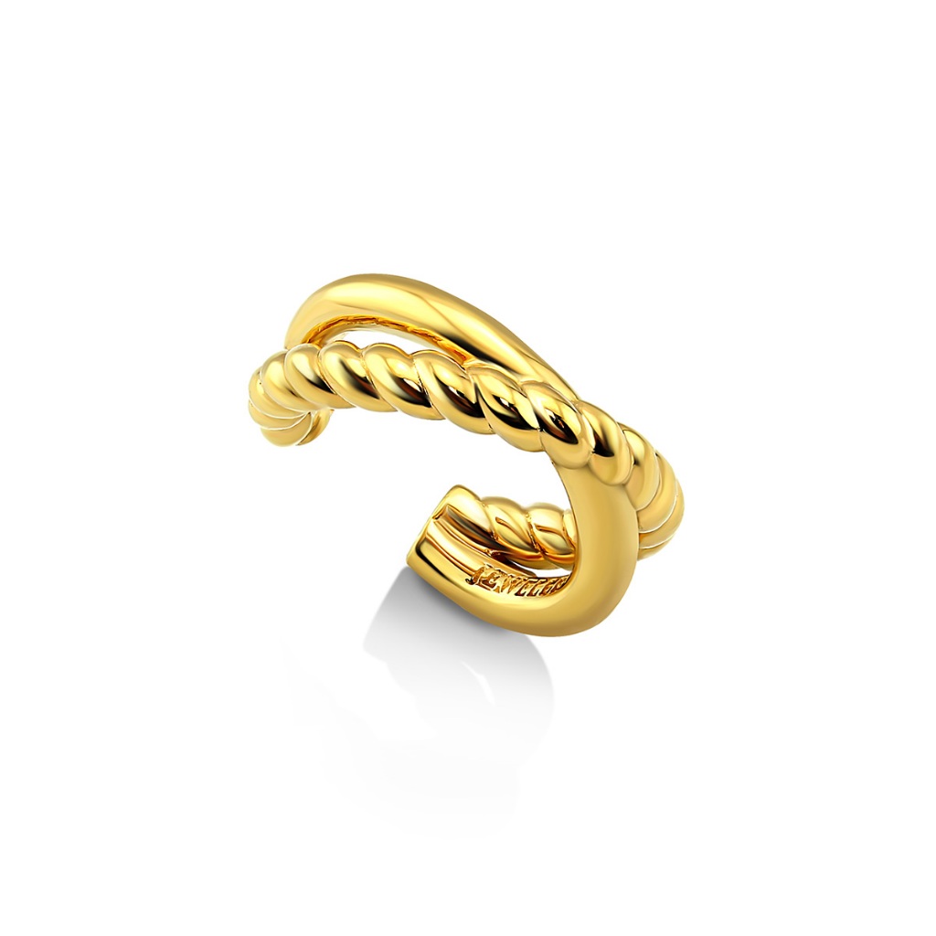 Jewellista ต่างหูEar cuff เงินแท้ 925 รุ่น Margo **ต่างหูไม่ต้องเจาะหู** (1 ชิ้น)