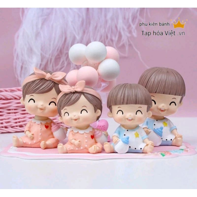 ตุ๊กตาแต่งเค้ก  ธีมเด็ก  เด็กชาย  เด็กหญิง
