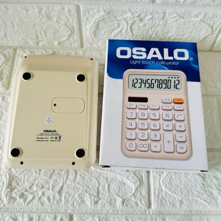 OSALO เครื่องคิดเลข 12 หลัก ปุ่มนิ่ม จอใหญ่ OS รุ่น A6i (148*127mm.)/ A7 (115*160mm.)/ A100 (127x96 mm)/ 2811(140*150mm)
