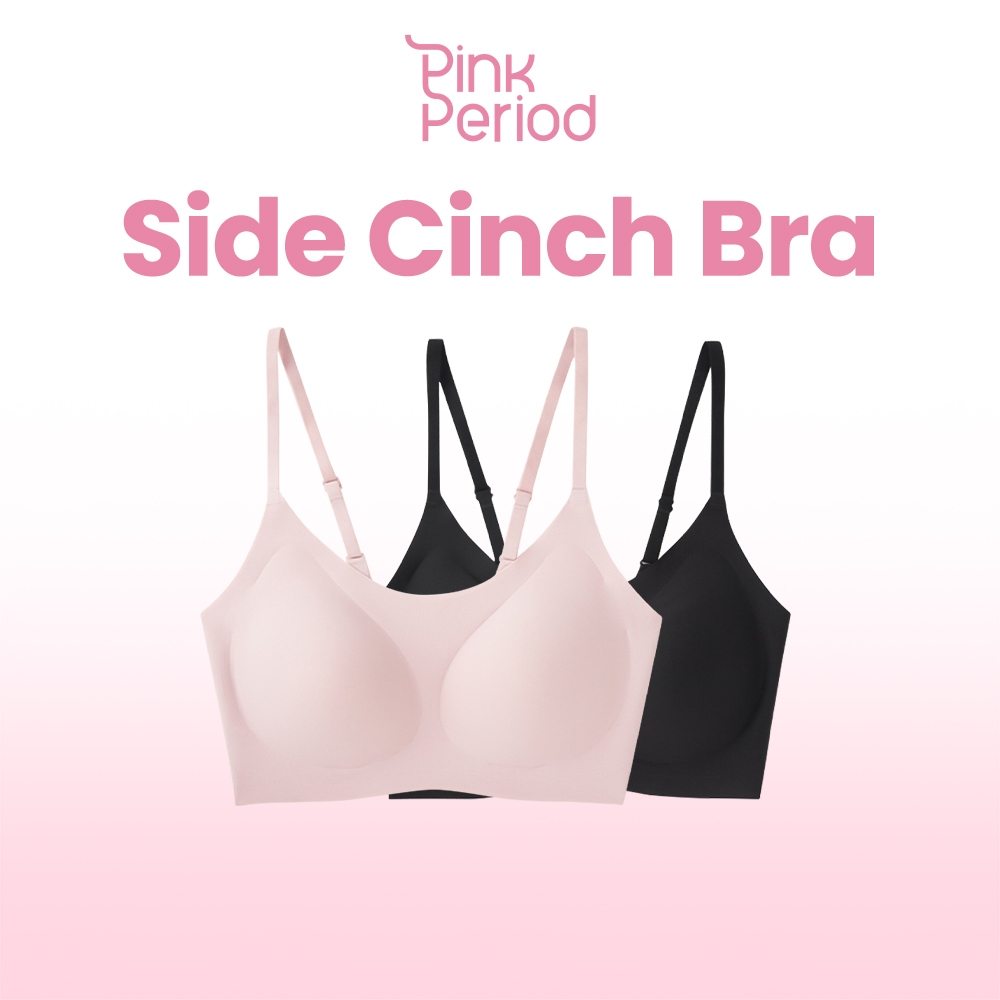 Pink Period บราไร้ขอบ เจลลี่บรา เนื้อผ้านิ่ม เก็บทรงดี ความยืดหยุ่นสูง Free size Bra ระบายอากาศ และอ่อนโยนต่อผิว JY05