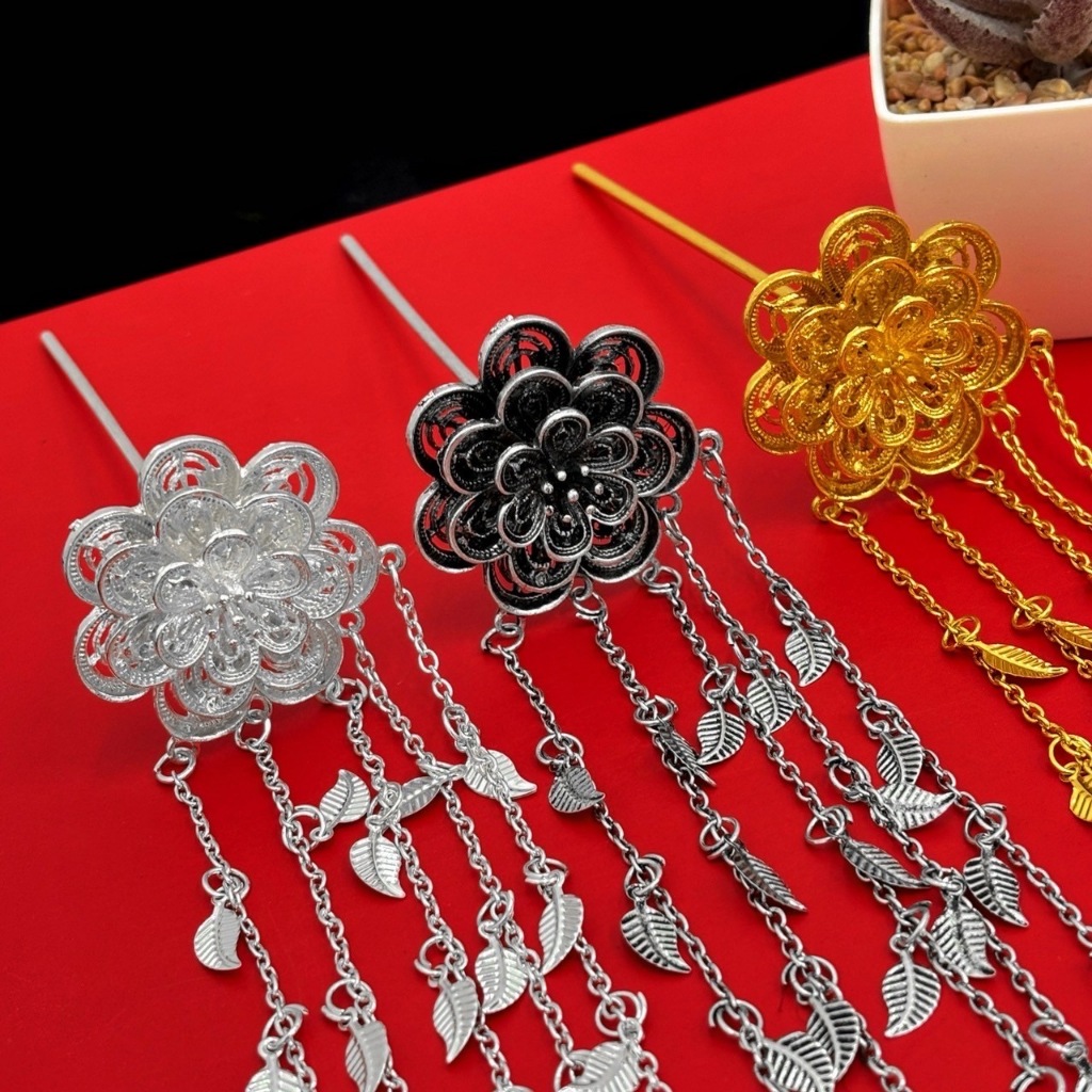 ปิ่นปักผม ราคาถูกที่สุด (ขายปลีก-ส่ง)ปิ่นปักผมเจ้าสาว เจ้านาง ตกแต่งชุดไทย ออกงานต่าง ๆ สินค้าพร้อมจัดส่งจากประเทศไทย