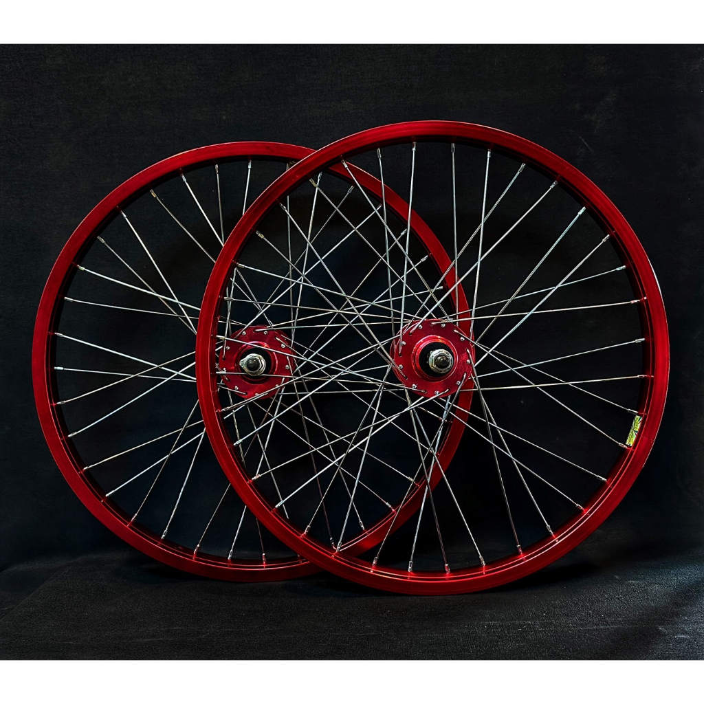 ล้อจักรยาน BMX 20x1.75 ( 406 ) B1200 ขอบอลูมีเนียม 36 รู ดุมลูกปืนเม็ด ซี่ลวดเหล็ก