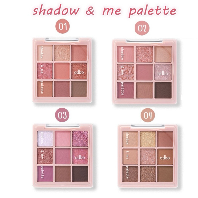 OD2014 ODBO Shadow&Me Palette โอดีบีโอ พาเลท อายแชโดว์ 6.5g