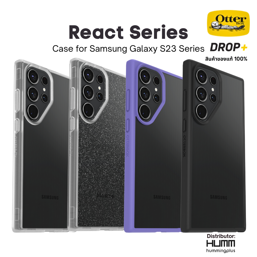 OtterBox React Series Case เคสกันกระแทก สำหรับ Samsung Galaxy S23 I S23+ I S23 Ultra